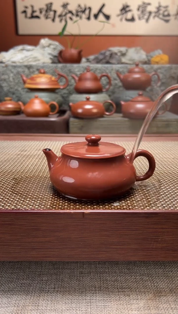 茶壶朱泥大明炉 全手工超薄胎 150-160CC