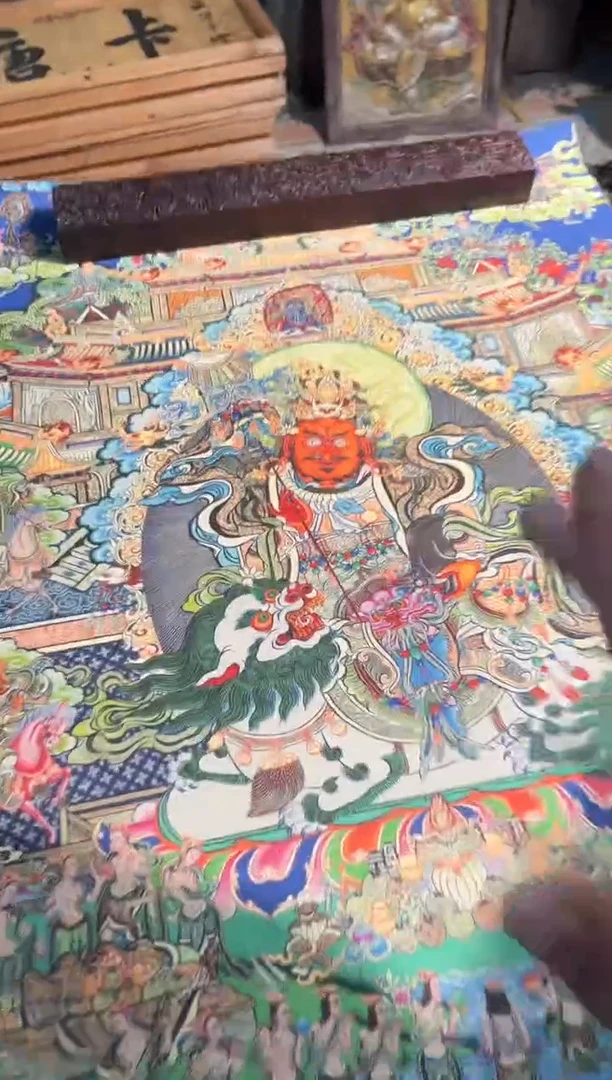 卷轴画卷轴画旭旭的唐卡