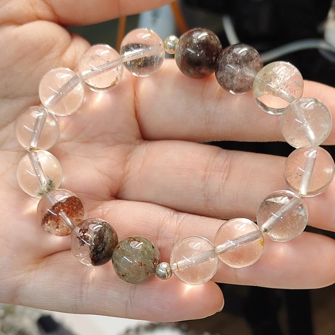 白水晶&幽灵水晶手串