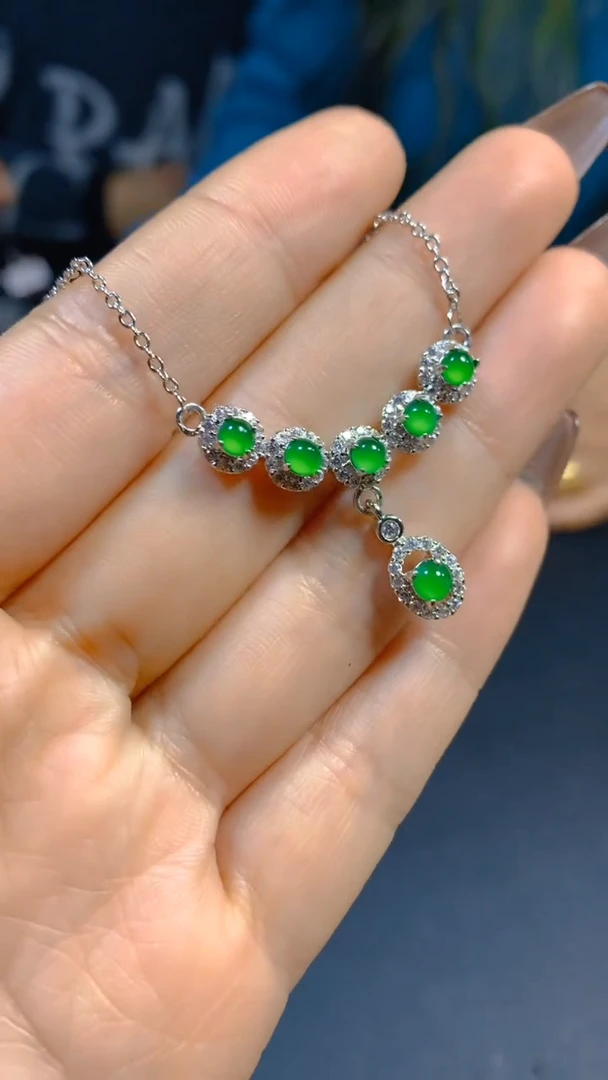 【闪购商品】翡翠项链未镶嵌0800073944多样性发一