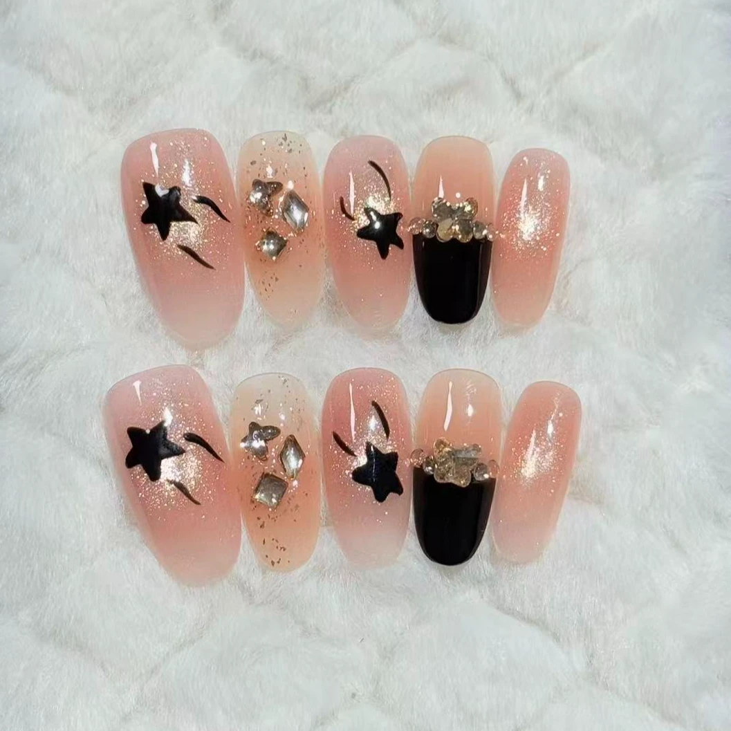 B79【冬日限定】新年款纯手工秋冬显白气质穿戴甲