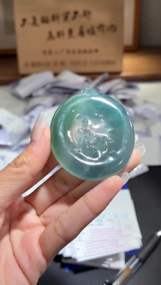 吊坠(不含链)未镶嵌翡翠悟道