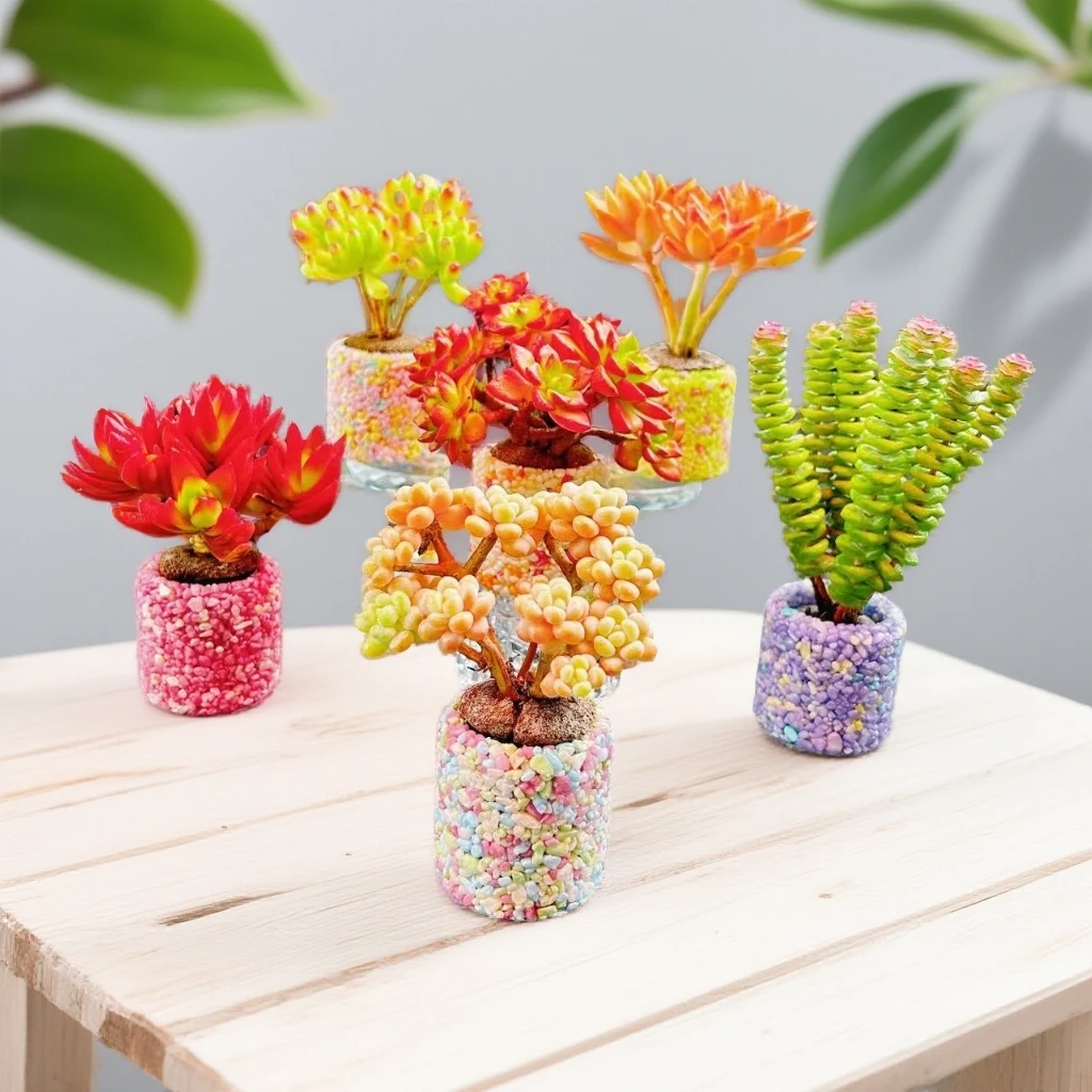 G3无土老桩组合(含小米粒马卡龙透气花盆