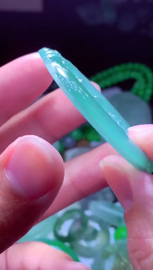 未镶嵌定制翡翠君*#翡翠毛货定制570065