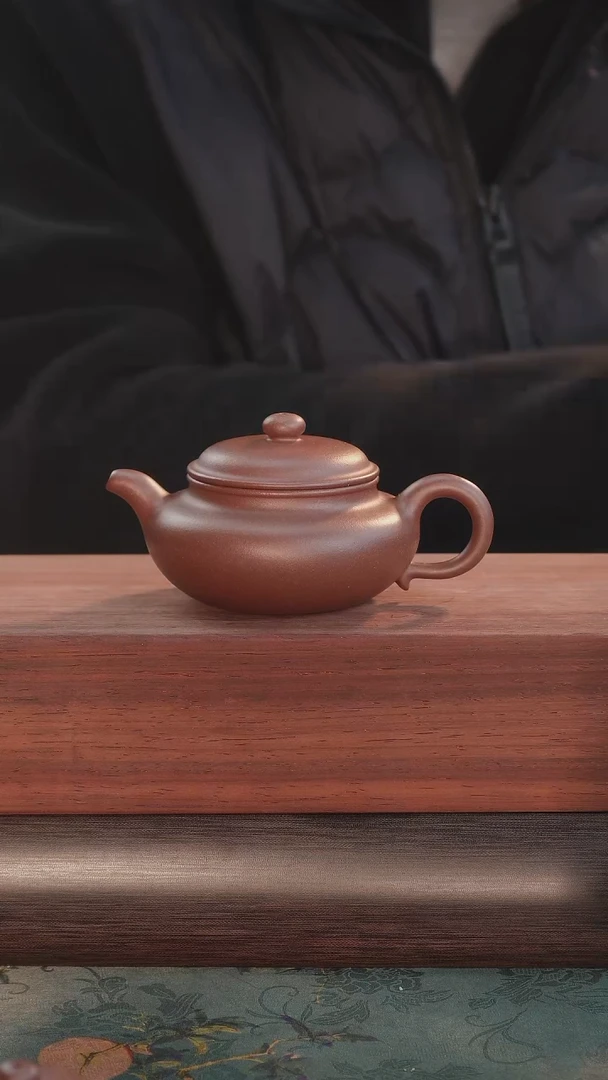 【闪购商品】紫砂茶壶预定：150cc景州仿古特练紫泥