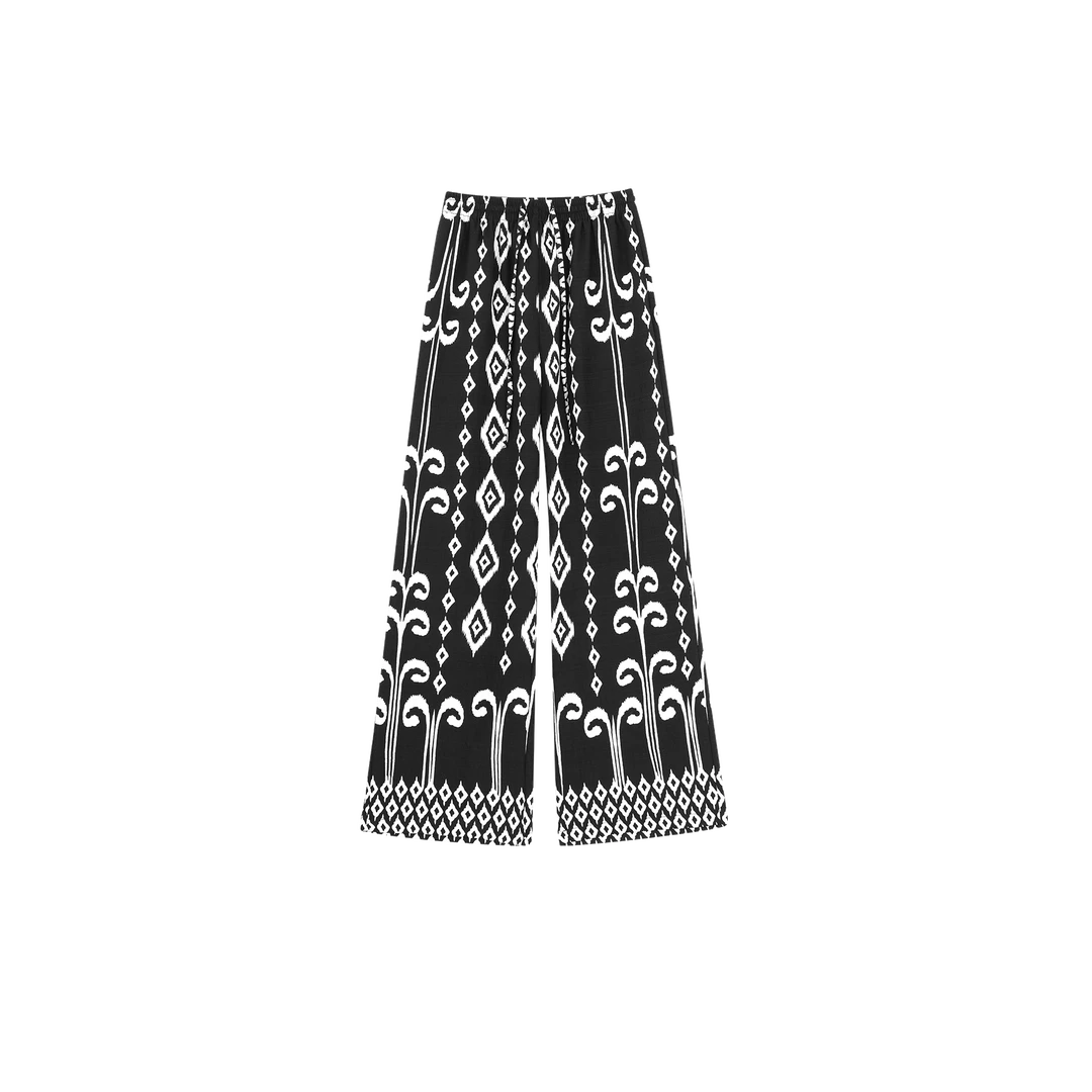 CsyX2-黑色撞色休闲裤WZ5CK042