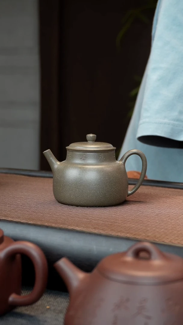 茶壶紫砂微微瑕 言心 刻绘版 150CC