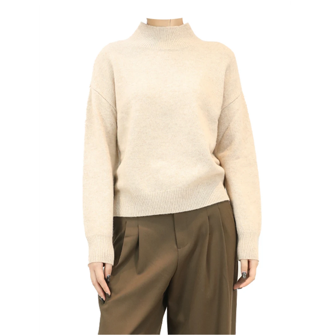 AM WEEKEND潮牌时尚长袖针织百搭女士羊绒半高领保暖6D8810450