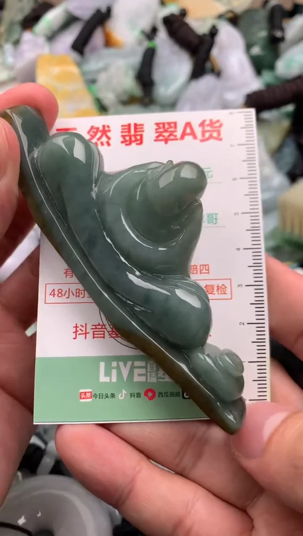 翡翠未镶嵌吊坠(不含链)1