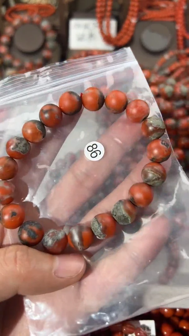 南红玛瑙手串未镶嵌11
