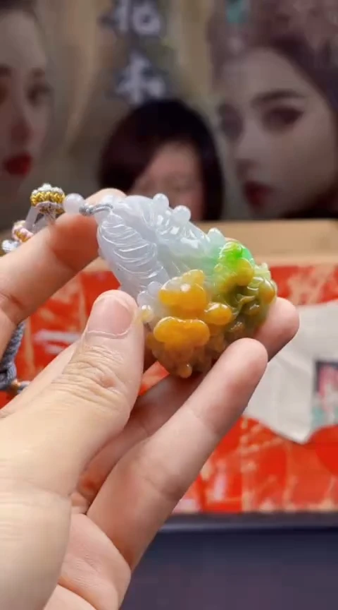 翡翠未镶嵌颈饰      *67