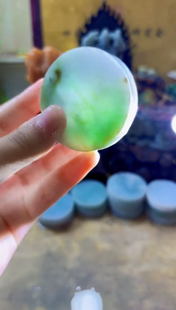 未镶嵌挂件翡翠A货小璀4503