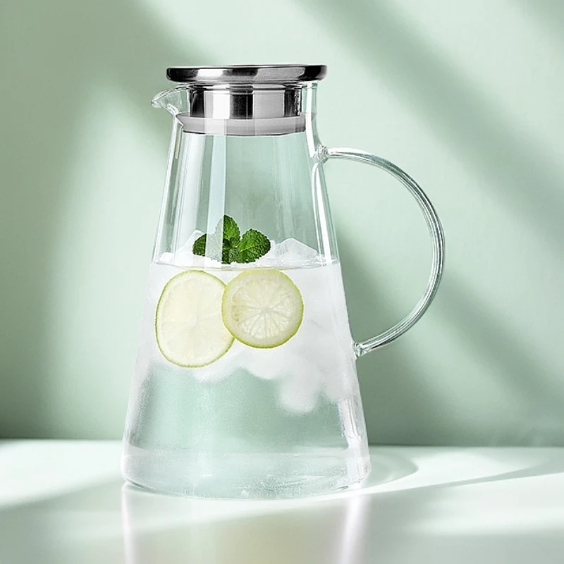 耐高温家用冷水壶耐热大容量玻璃凉水壶冷泡茶壶白开水杯装水扎壶