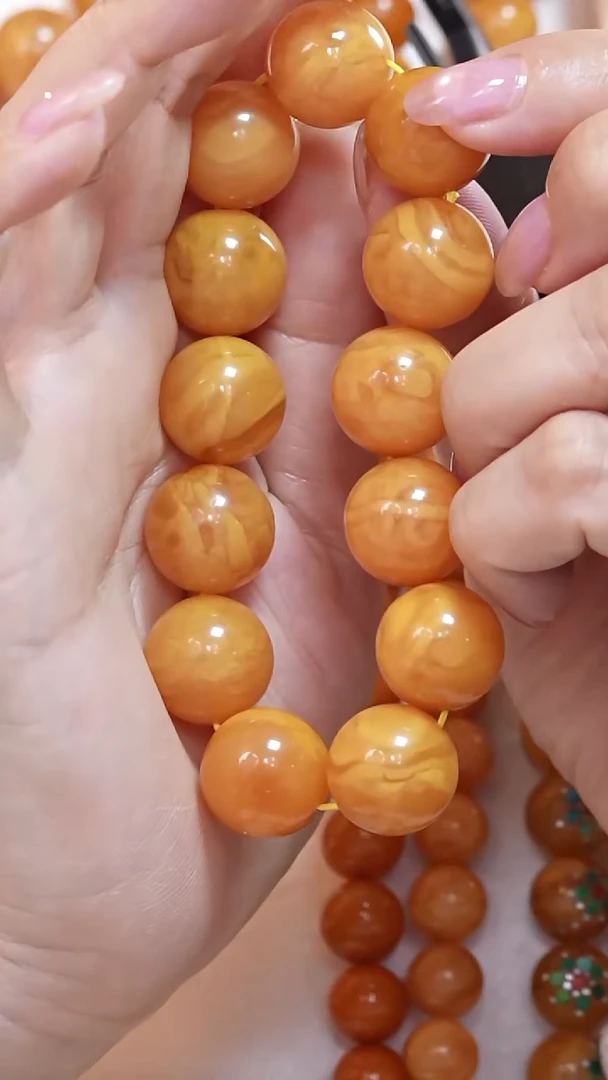 蜜蜡颈饰未镶嵌8676天然蜜蜡珠宝奇石云端妖孽全部保真