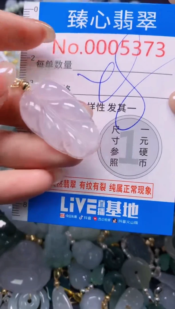 吊坠(不含链)未镶嵌翡翠5373