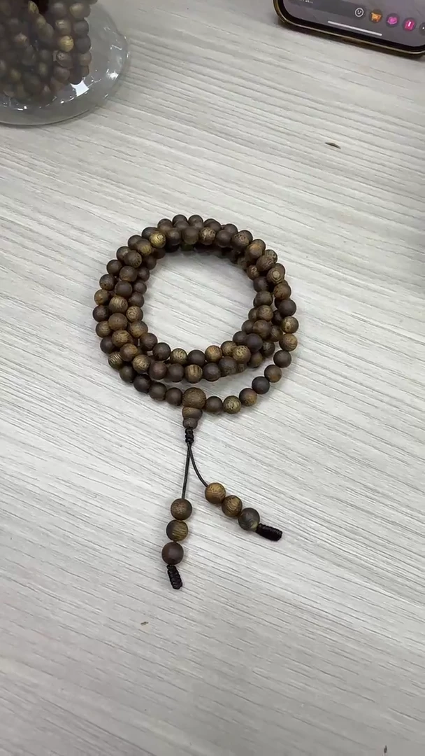 【闪购商品】沉香手串12克+奇楠沉香圆珠多圈多样性发一
