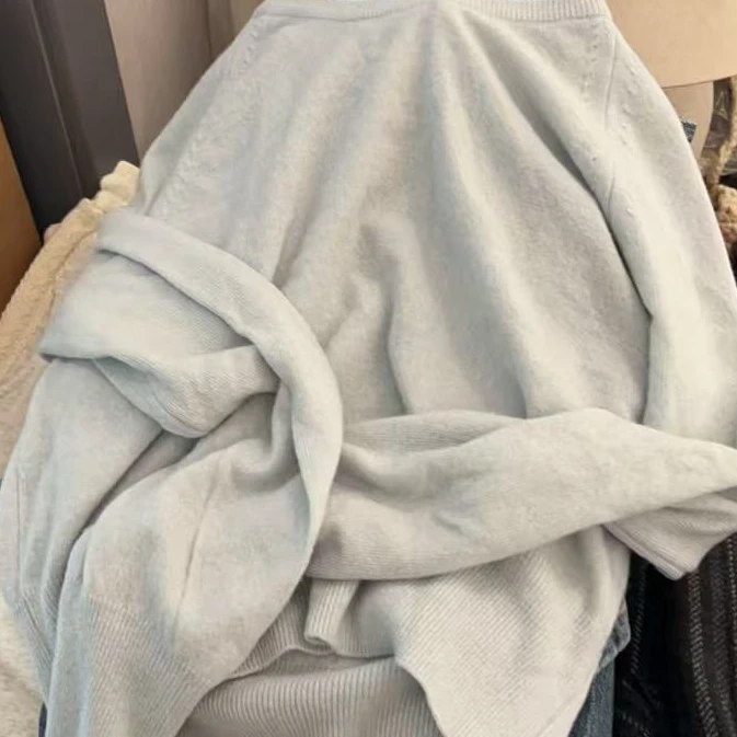 【NO退NO换】韩国东大门冬款婴儿蓝香味毛衣