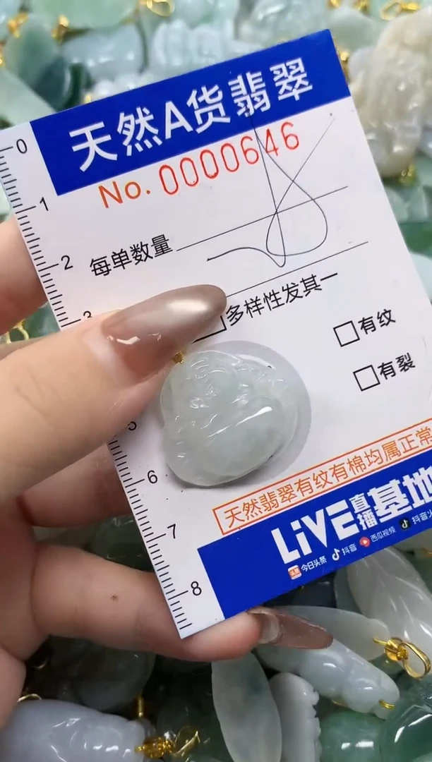 翡翠未镶嵌颈饰天然A货翡翠