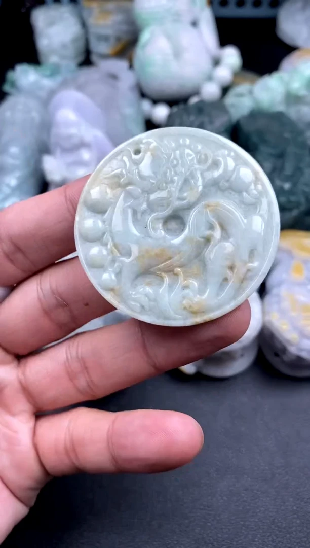 吊坠(不含链)未镶嵌翡翠1