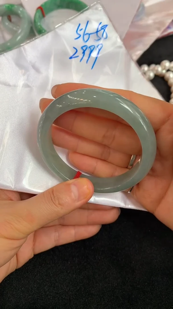未镶嵌手镯翡翠正圈56-58买断价不退换