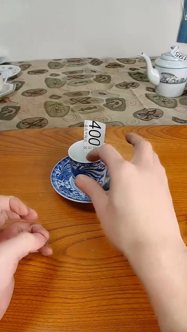 瓷片叶*子小淼海外陶瓷工艺品