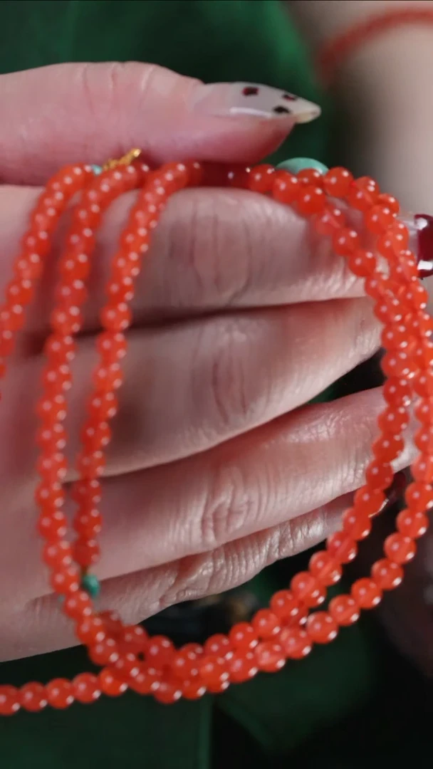 【闪购商品】南红玛瑙手串18K金镶嵌设计@@SJC1732AK