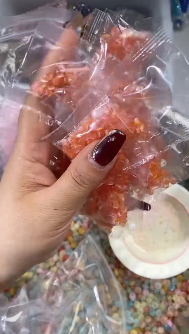 玻璃0239卡4猫猫算盘珠150颗爱玛橙