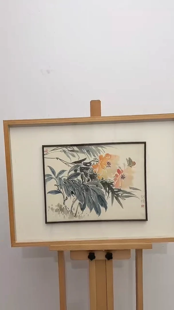 国画邹训精-1.2平尺-花鸟国画