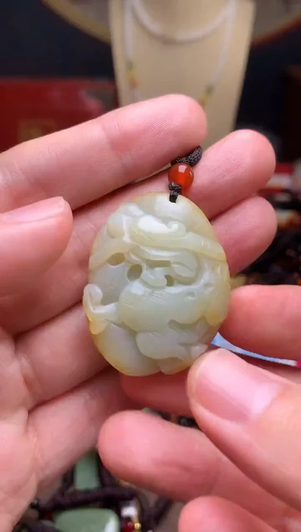 颈饰未镶嵌和田玉新疆料青海料清水和田玉吊坠
