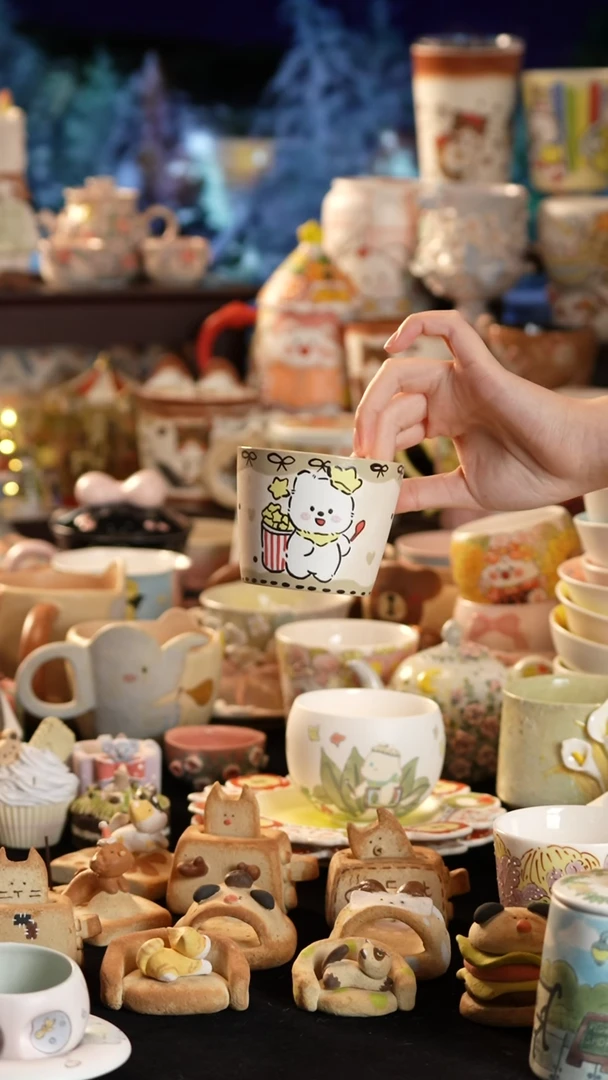 其他陶景德镇釉下彩手绘设计师款陶瓷