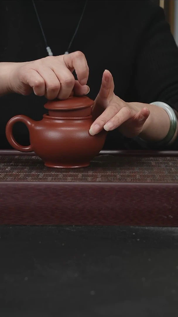茶壶紫砂zq朱泥掇只260cc