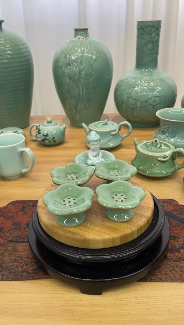 特价福利 微瑕 慧仙青瓷