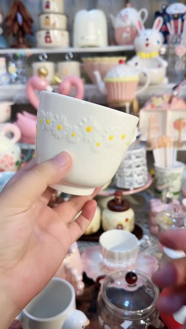 瓷片 高颜值又实用的 水杯