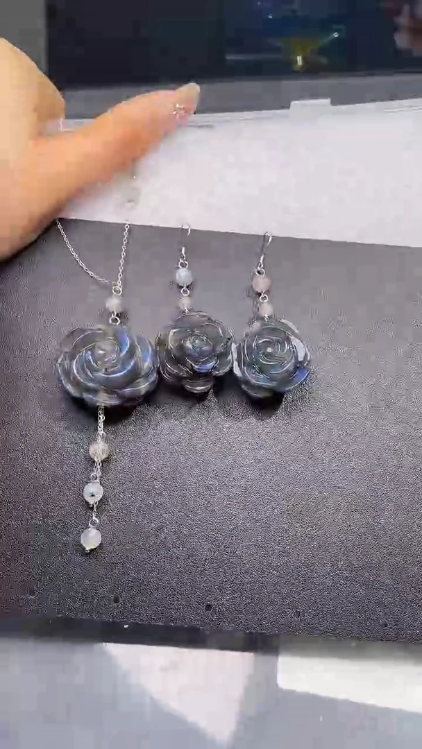 银S925镶嵌耳饰紫晶多****痘 多吃火锅不长痘