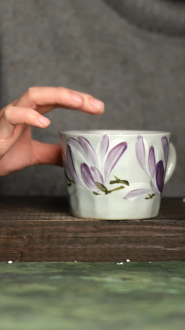 【闪购商品】杯青诗手工手绘瓷器