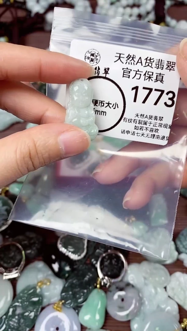 【闪购商品】翡翠颈饰未镶嵌天然A货翡翠1773