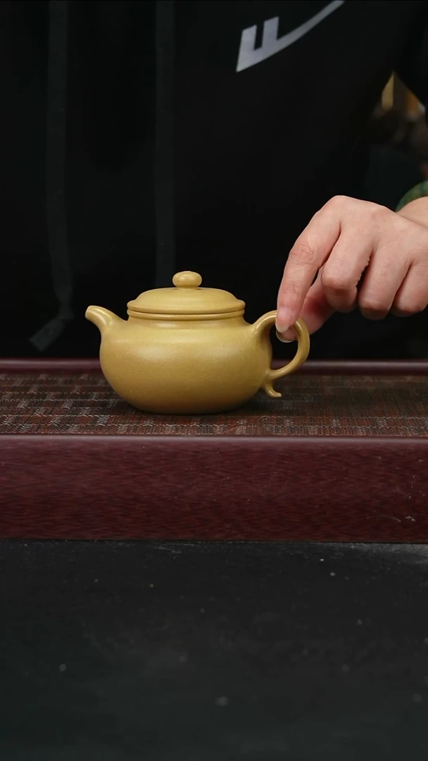 茶壶紫砂zq 本绿仿古