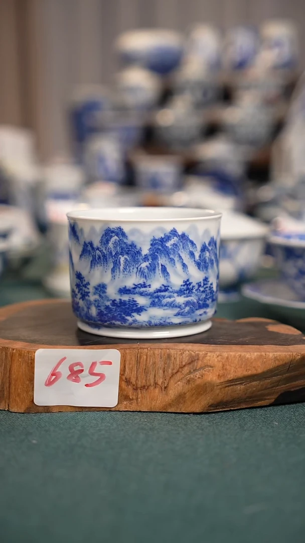 摆件陶685全手工手绘茶器