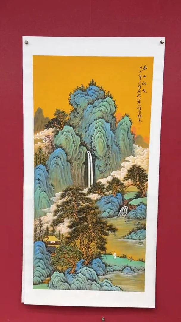 国画国画绘画山水花鸟