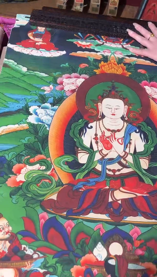 卷轴画卷轴画帅帅唐卡tk