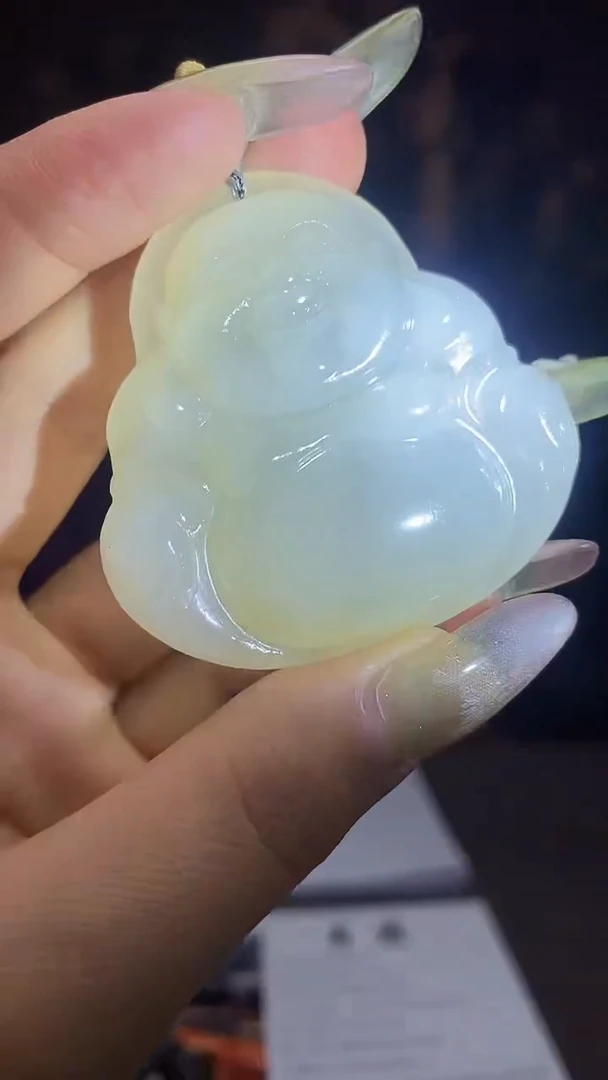 和田玉未镶嵌颈饰c484