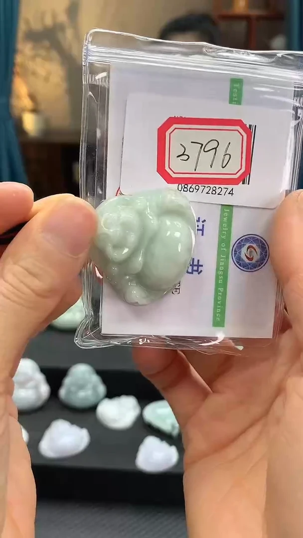 颈饰未镶嵌翡翠佛公3796 多样性发一件