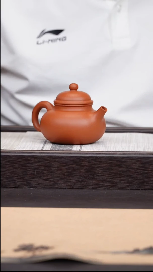 茶壶紫砂LD朱泥 容天