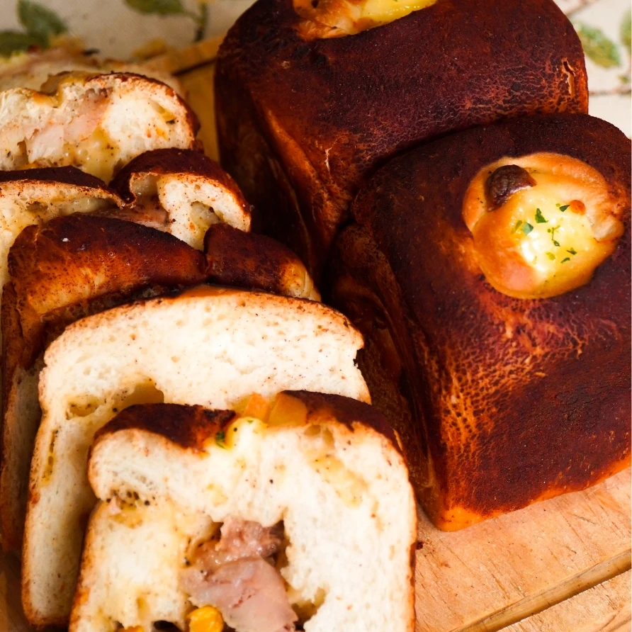 月牙岛小鸡盖被吐司