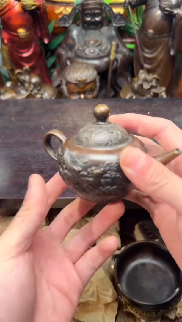 潼潼古铜只卖真铜！（小茶壶）