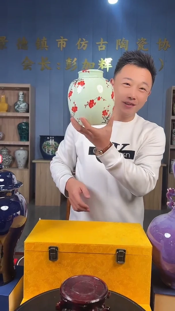 摆件陶景德镇陶瓷瓷器23