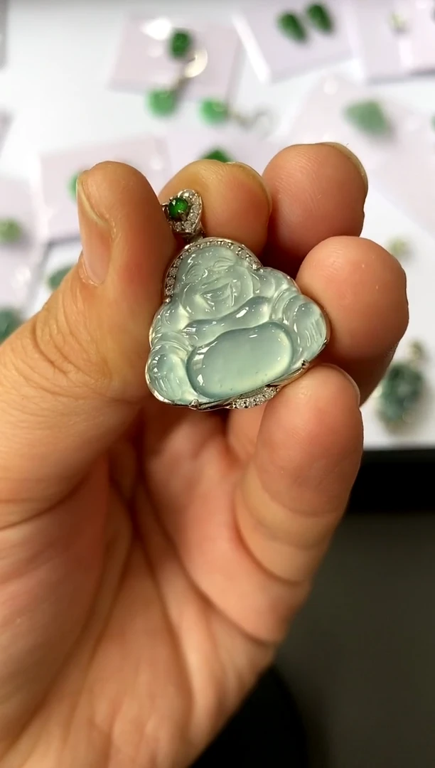 【闪购商品】翡翠颈饰银S925镶嵌买断价 补