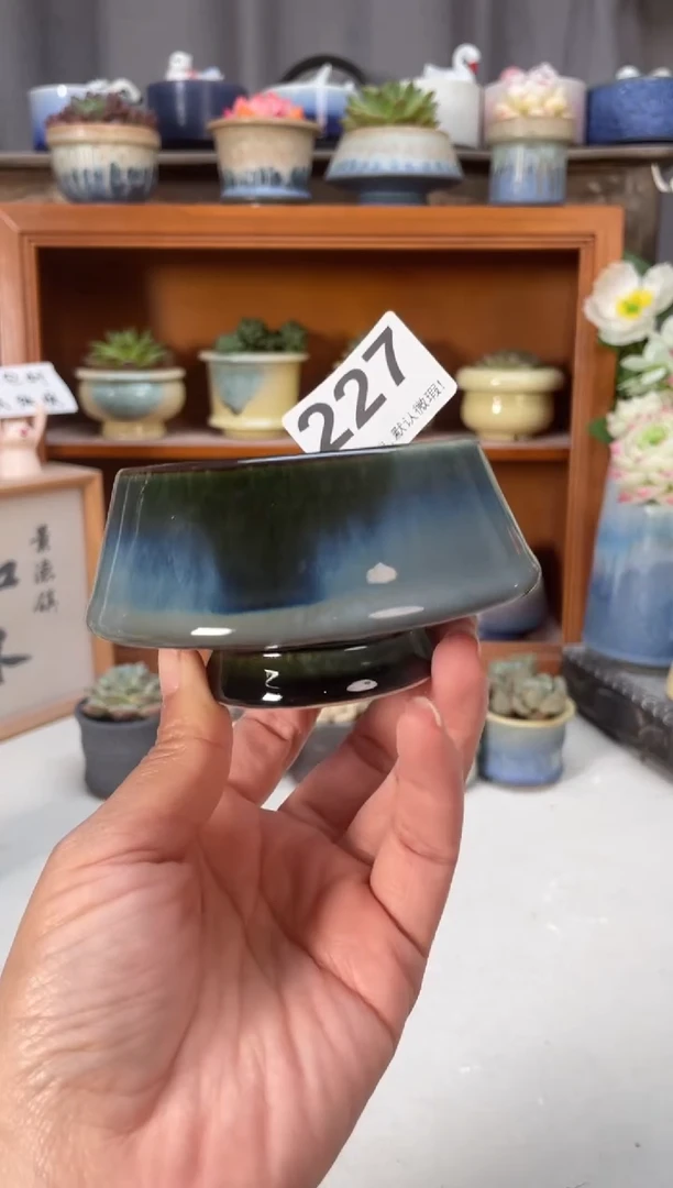 瓷片227知木小芳花盆