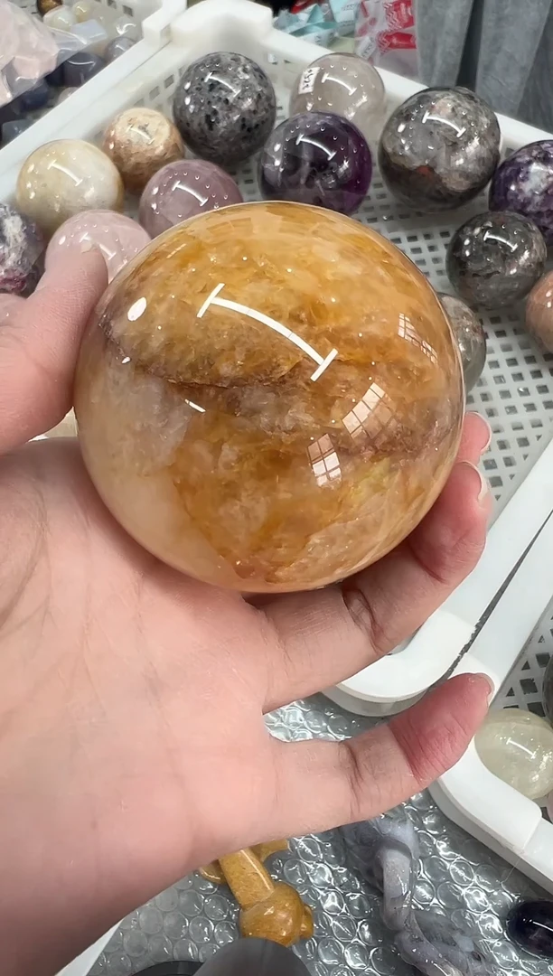 未镶嵌珠宝半成品水晶S382 约6.1cm