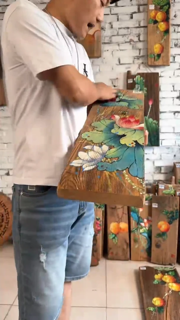 桃核吊坠157号门板画